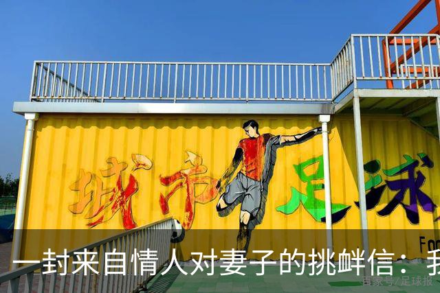 一封来自情人对妻子的挑衅信：我就是想破坏你的婚姻