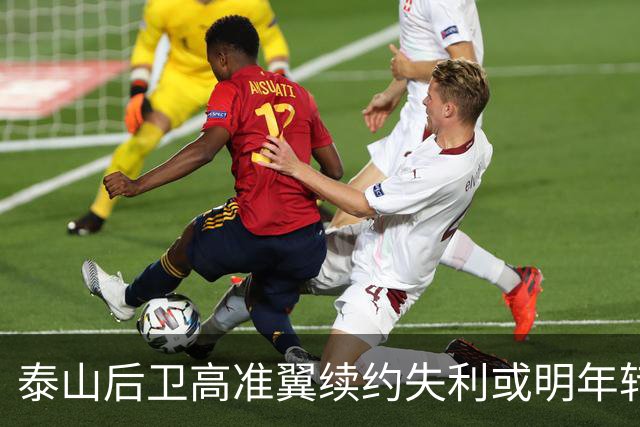 泰山后卫高准翼续约失利或明年转会申花